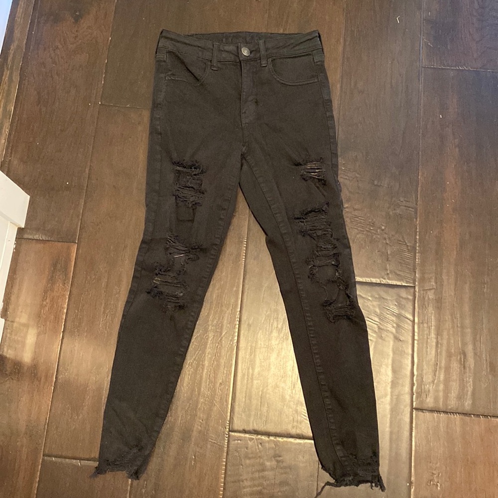 American Eagle Ne(x)t Level Stretch Black Jeans